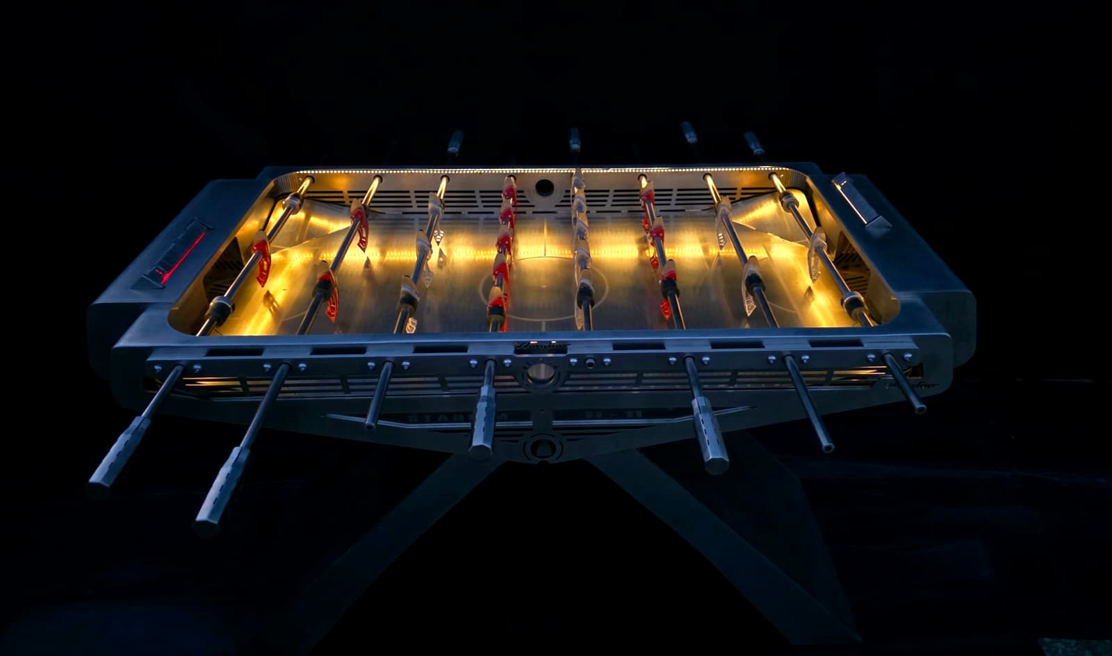 Stadium 11–11 — oplyst