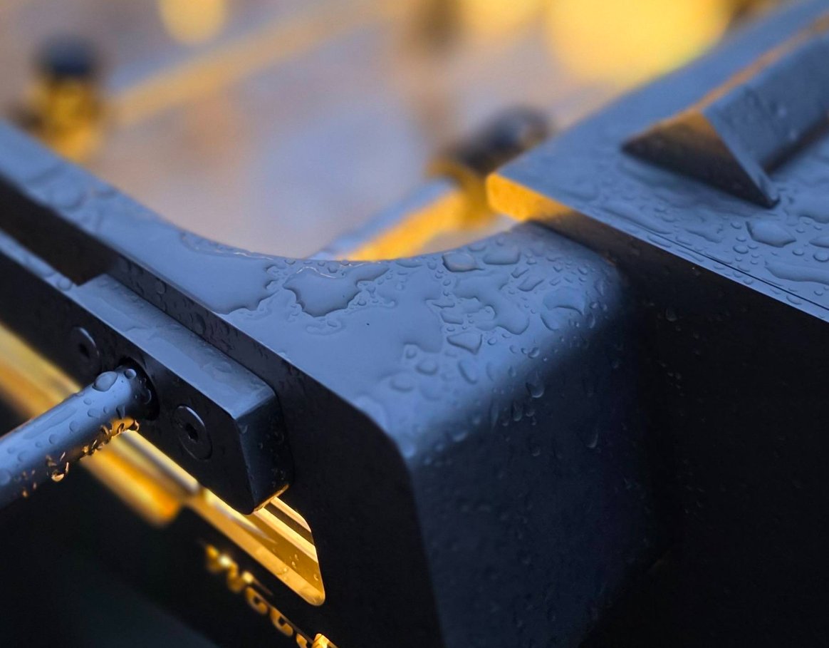 Regn på stål